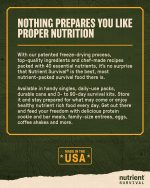 Nutrient Survival Essentials Vitamin Powdered Milk,Vitamin Butter Powder, Powdered Eggs Blend, Freeze Dried Prepper Supplies & Emergency Food Supply, Shelf Stable Up to 25 Years - Image 8